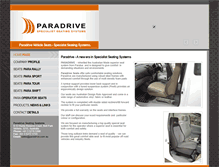 Tablet Screenshot of paradrive.com.au